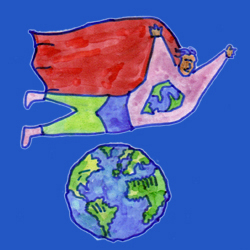 blueplanetsuperheroblue