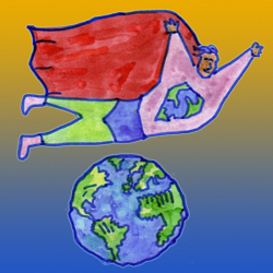 Blue Planet Superhero